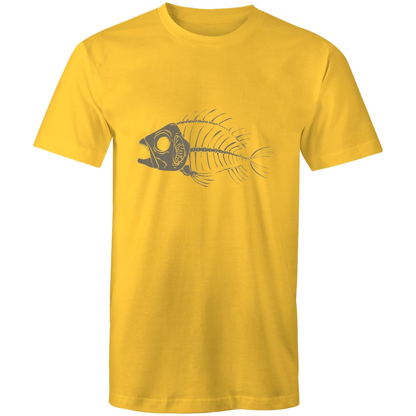 Men's Earthfolk T shirt - Fish Bones - The Crescent Moon