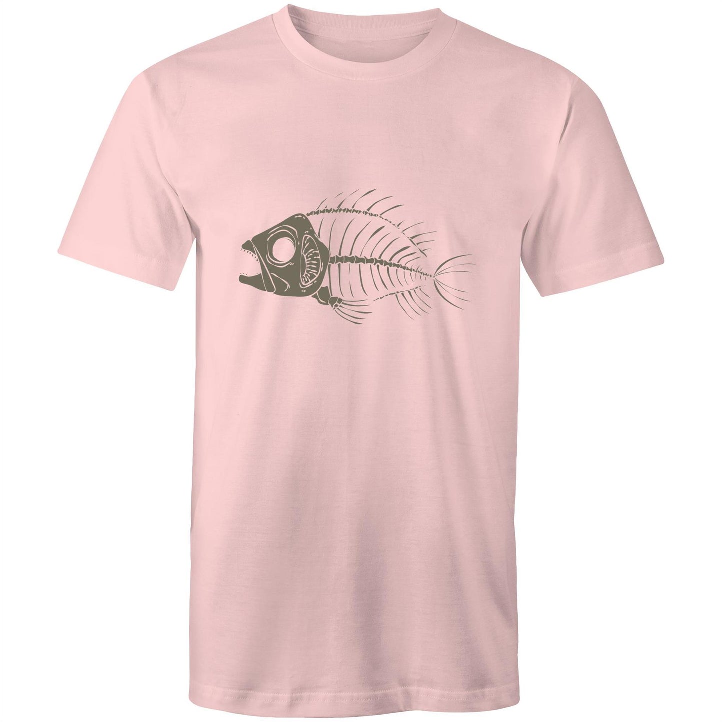 Men's Earthfolk T shirt - Fish Bones - The Crescent Moon