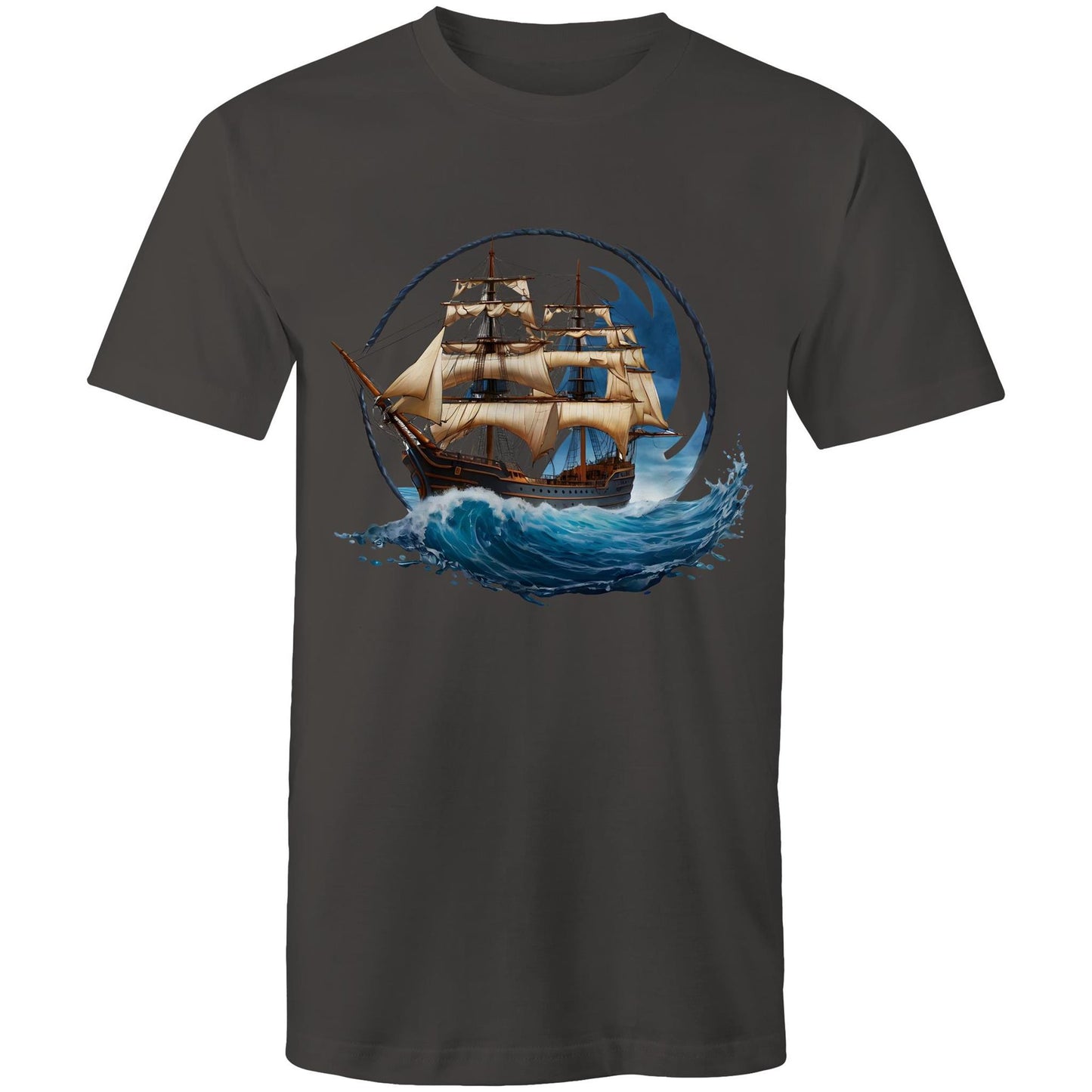 Men's Earthfolk T shirt - Ahoy me Hearties - The Crescent Moon