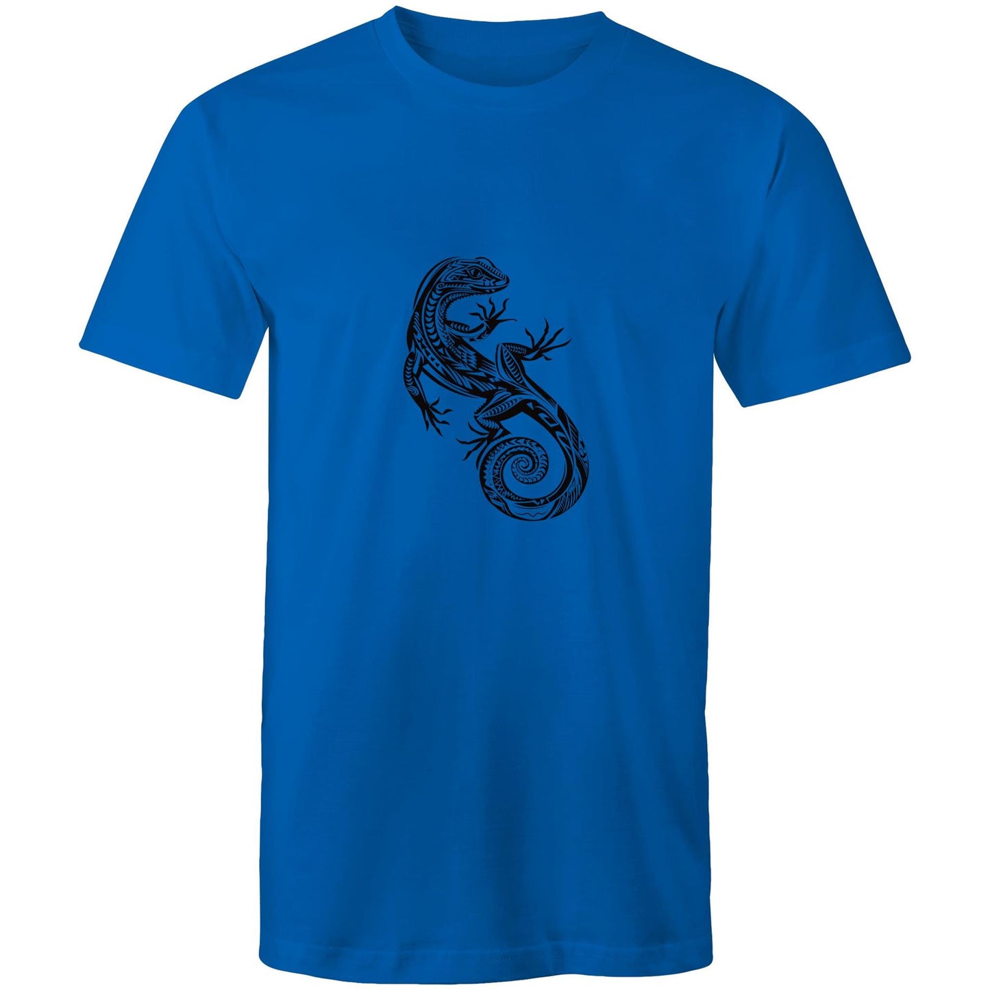 Men's Earthfolk T shirt - Totem Gecko - The Crescent Moon