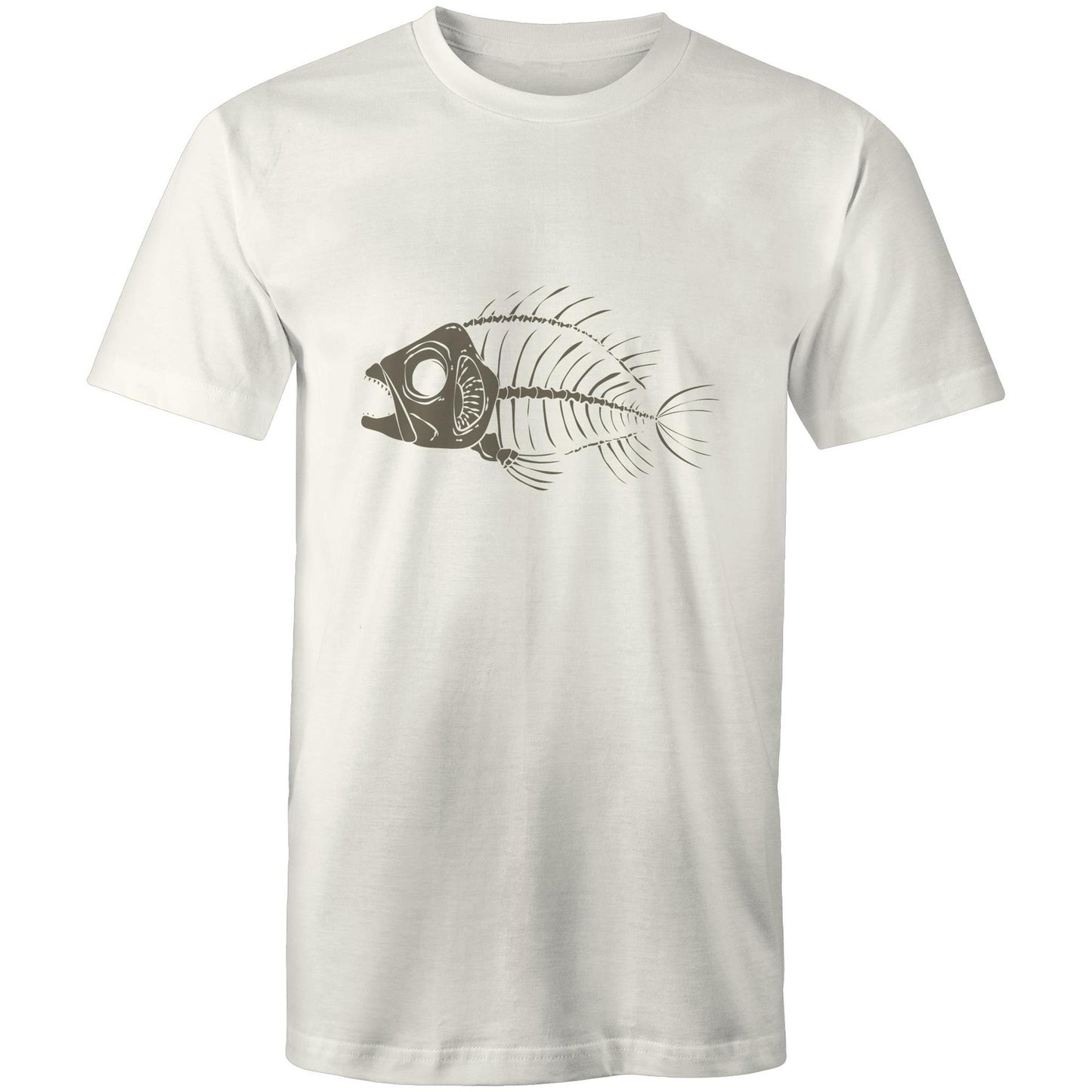 Men's Earthfolk T shirt - Fish Bones - The Crescent Moon