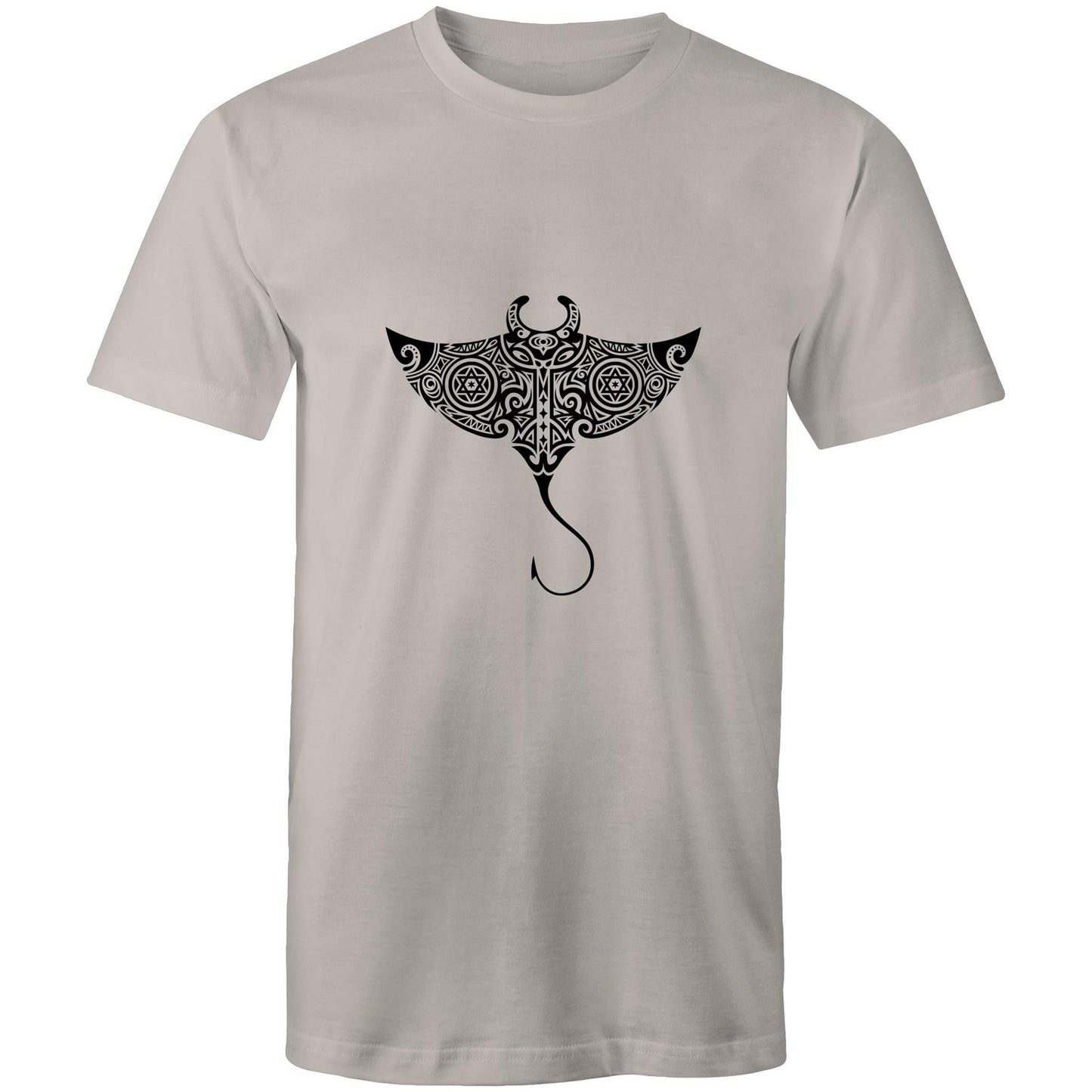 Men's Earthfolk T shirt - Totem Sting Ray - The Crescent Moon
