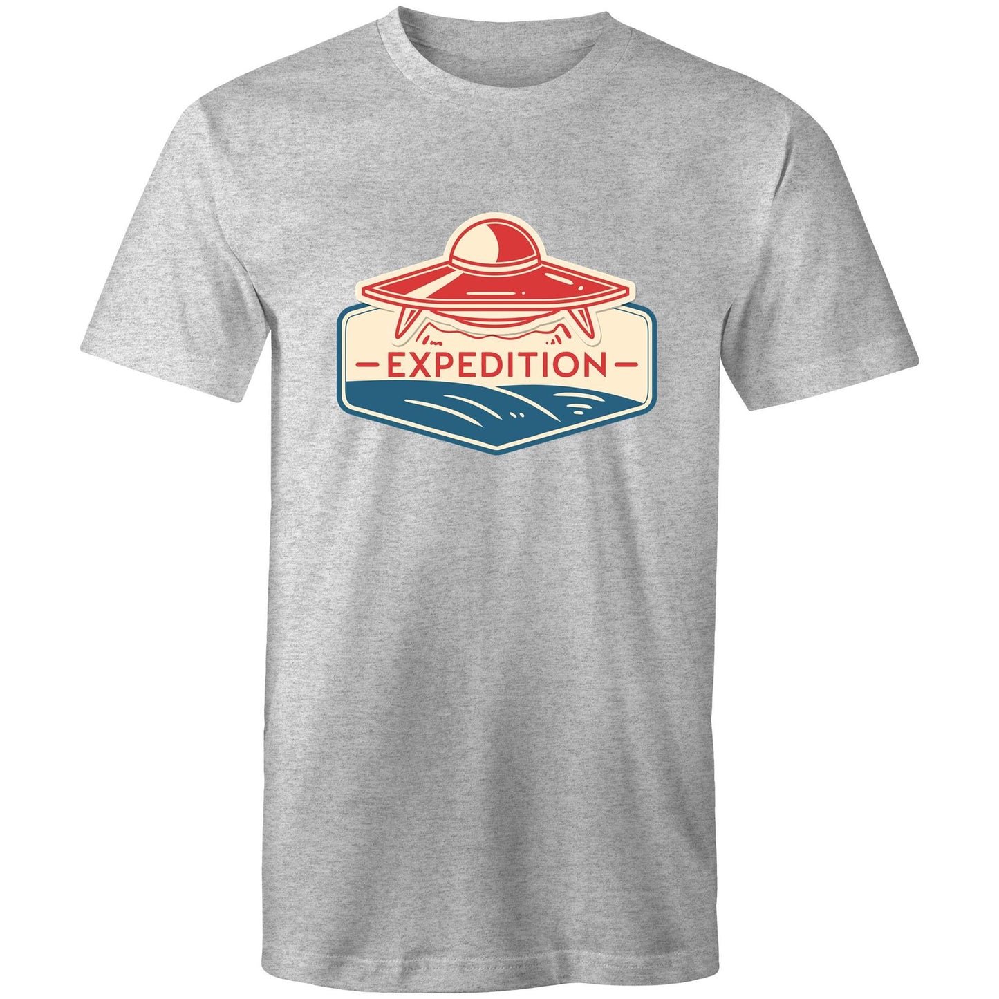 Men's Earthfolk T shirt - Alien Expedition - The Crescent Moon