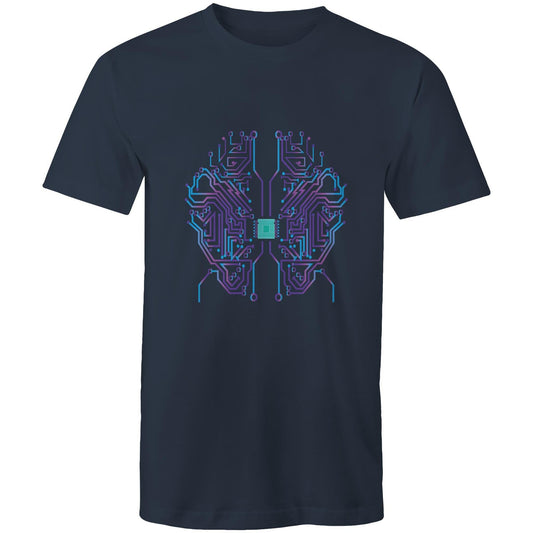 Men's Earthfolk T shirt - Brainwave - The Crescent Moon