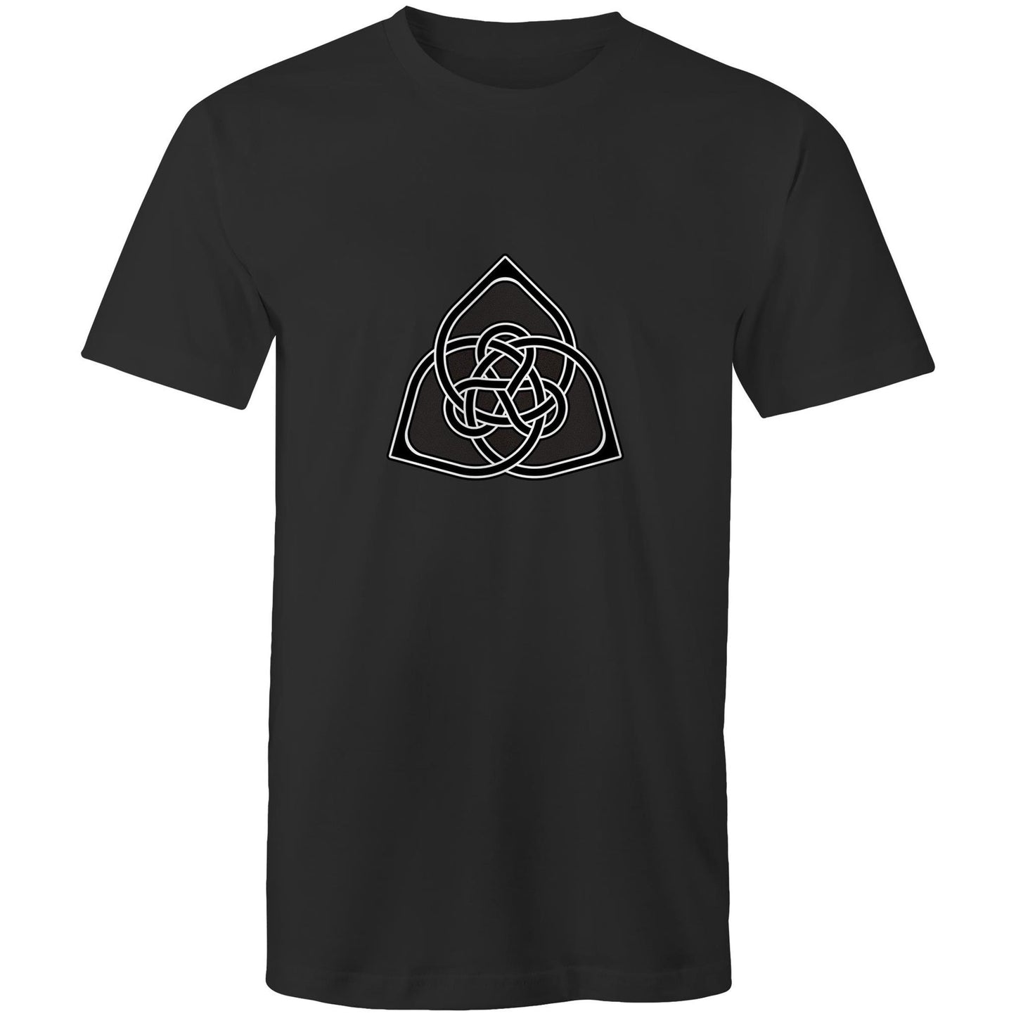Men's Earthfolk T shirt - Celtic Shadow - The Crescent Moon
