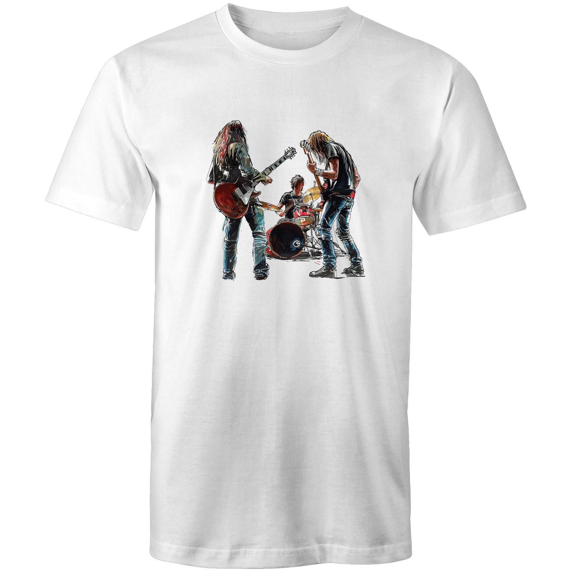 Men's Earthfolk T shirt - Grunge - The Crescent Moon