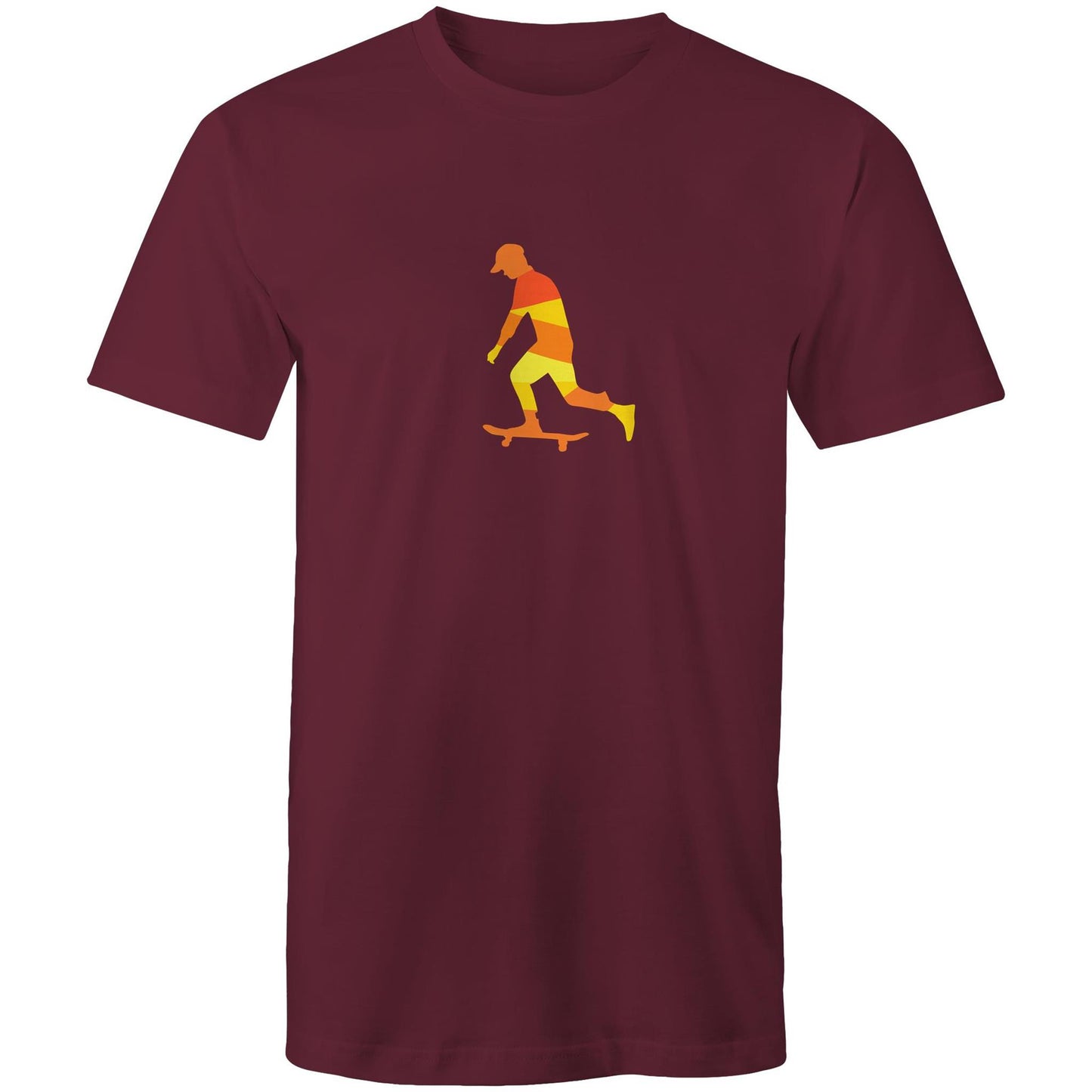 Men's Earthfolk T shirt - Sunset Skater
