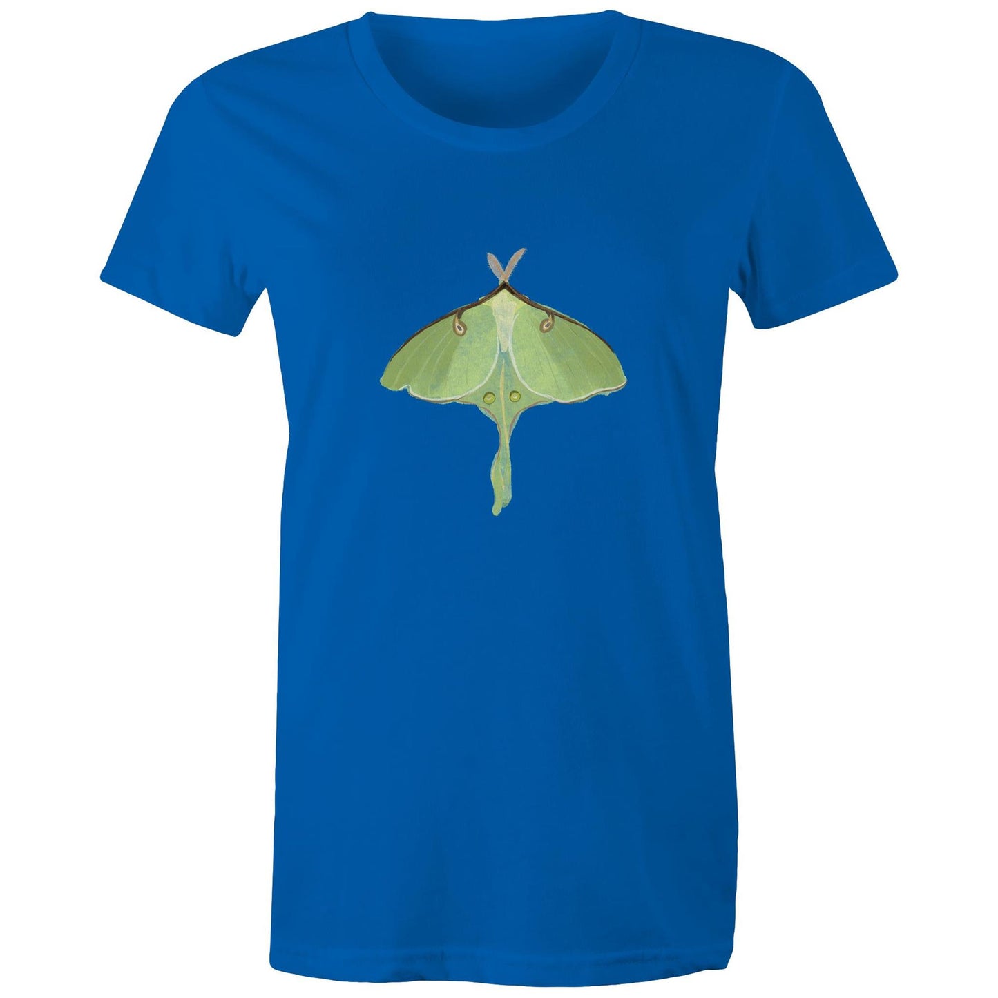 Earthfolk Printed T shirt - Women's Relaxed Fit - Luna Moth