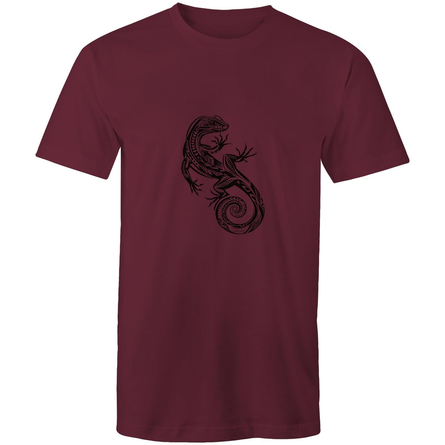 Men's Earthfolk T shirt - Totem Gecko - The Crescent Moon