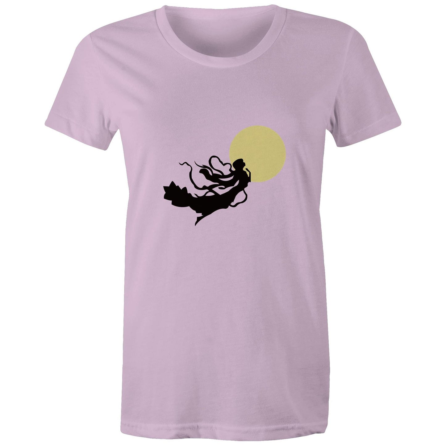 Women's Earthfolk T shirt - Autumn Goddess - The Crescent Moon