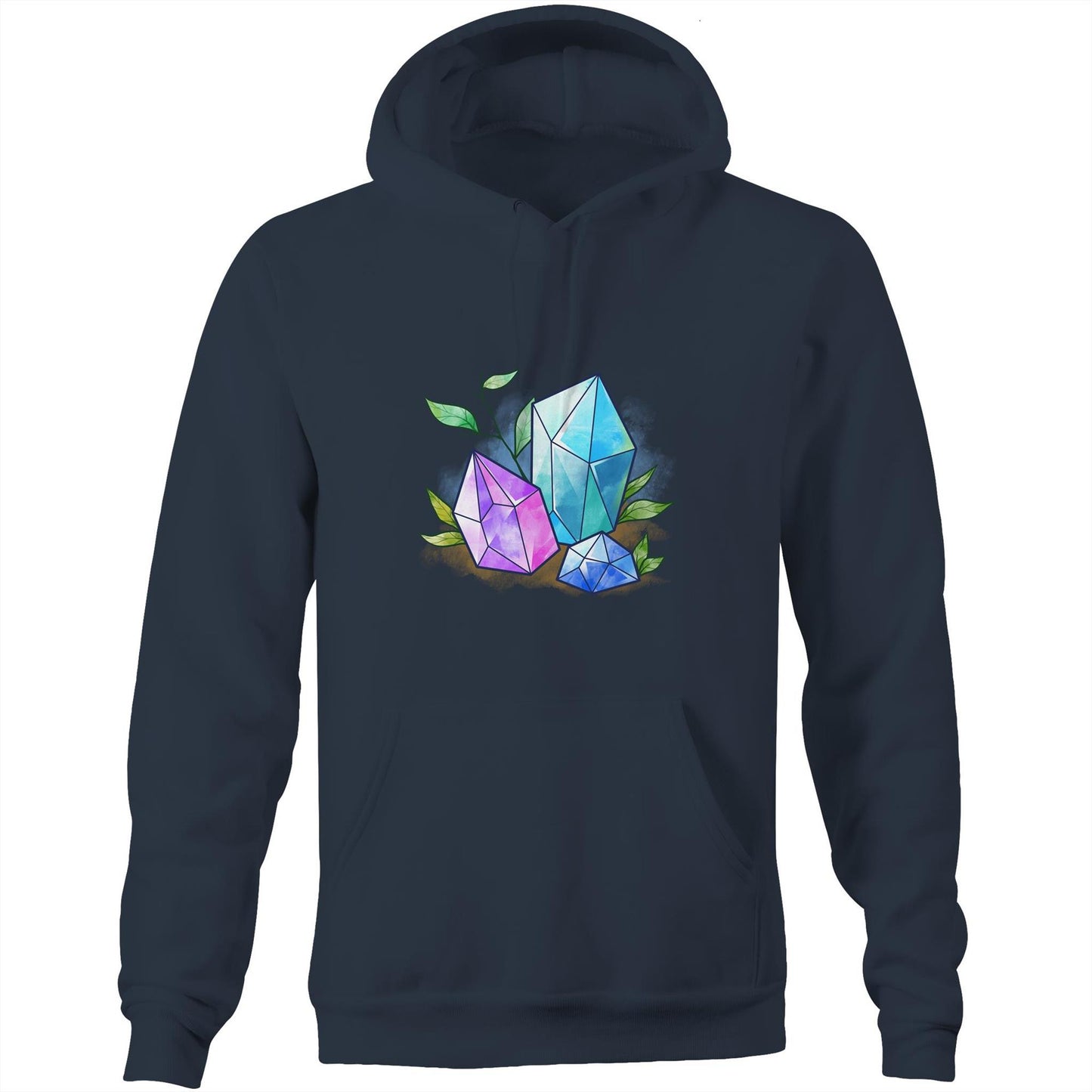 Unisex Earthfolk Hoodie - Water Crystals - The Crescent Moon