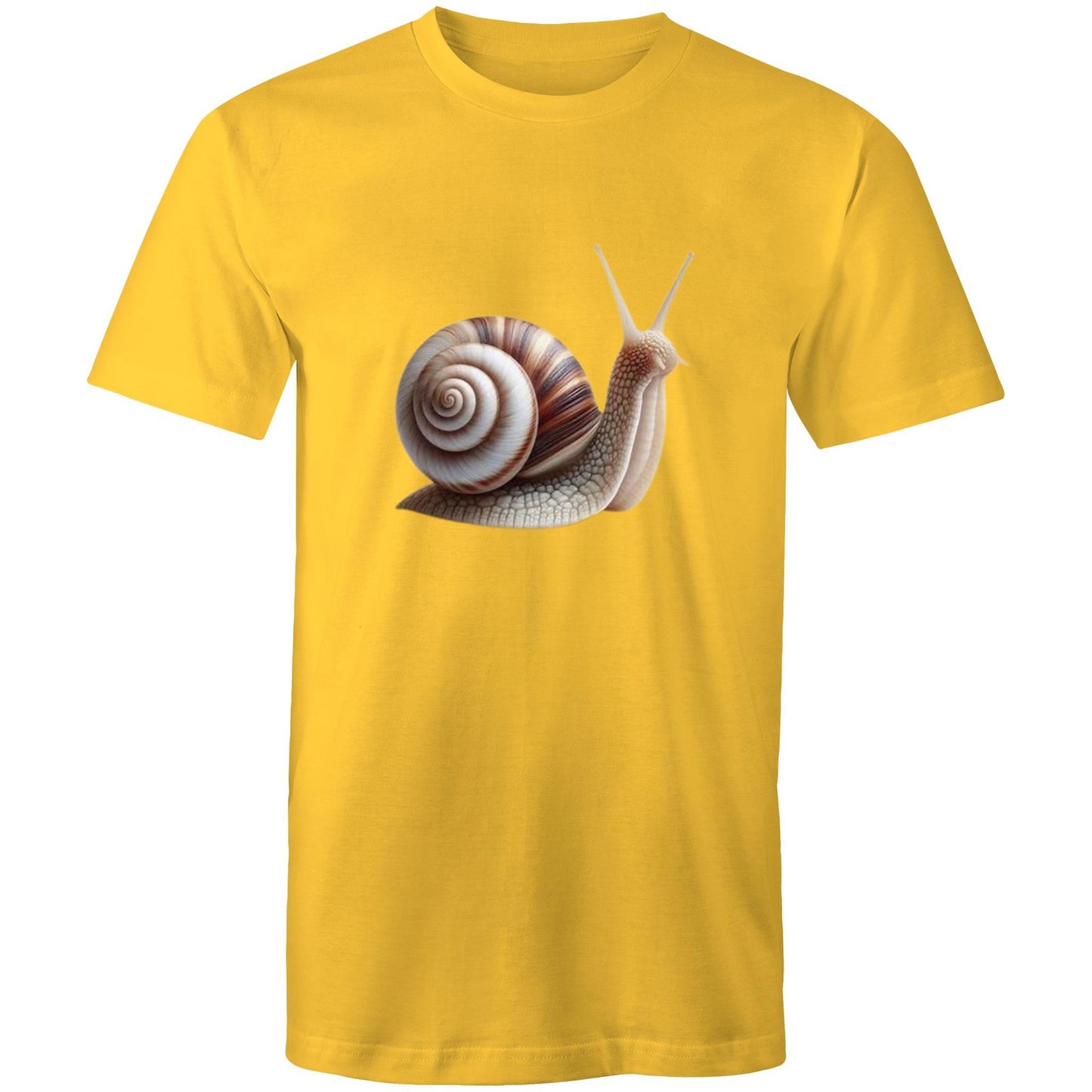 Men's Earthfolk printed T shirt - Snail - The Crescent Moon