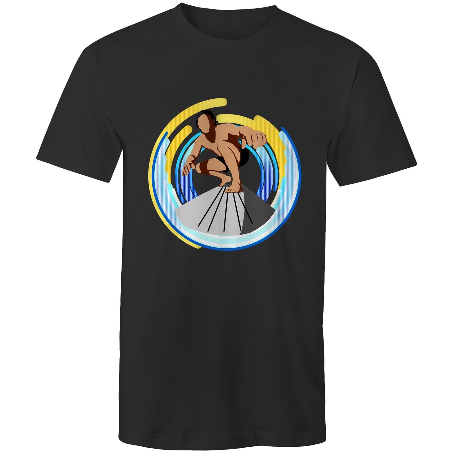 Men's Earthfolk T shirt - Green Room - The Crescent Moon
