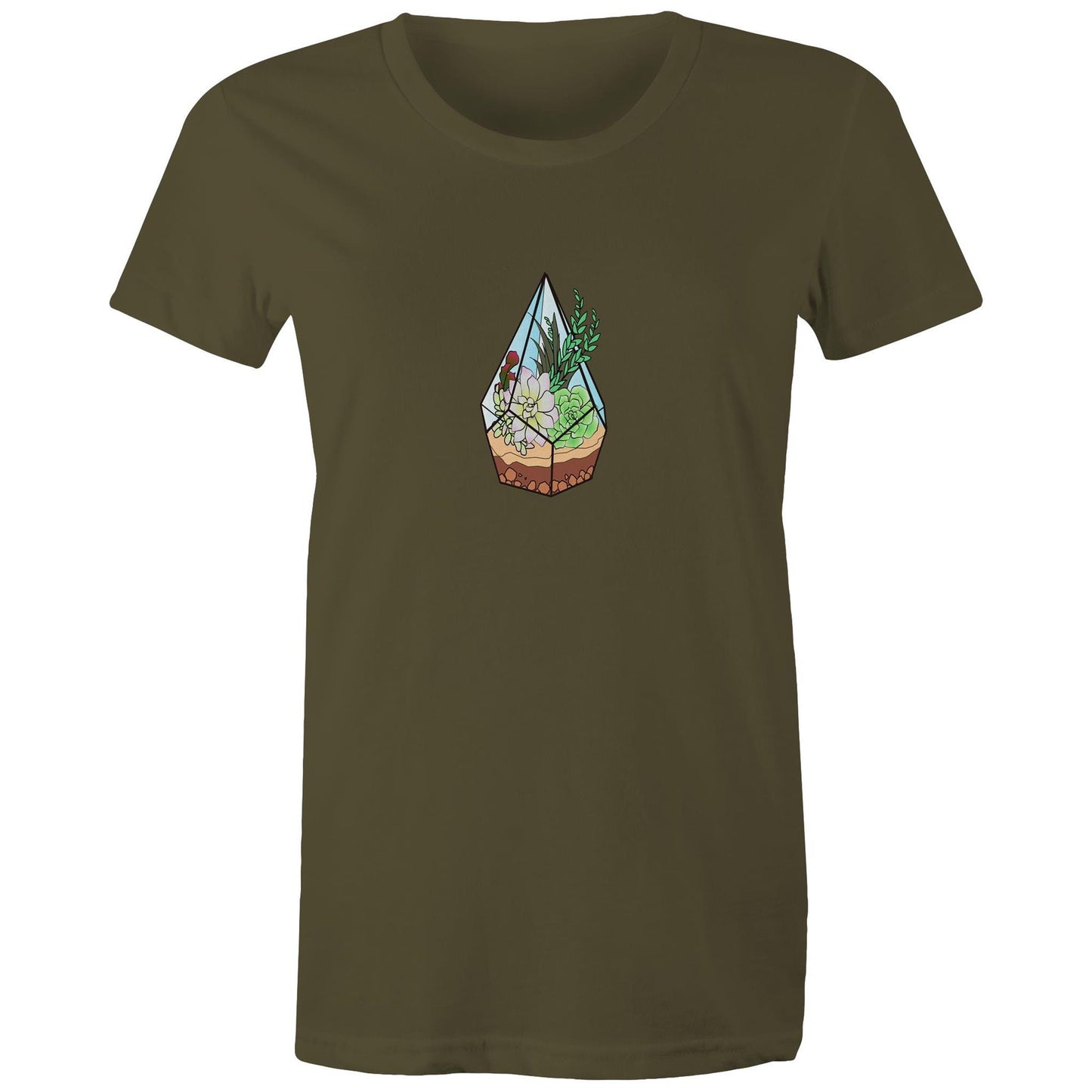 Women's Earthfolk Printed T shirt - Terrarium