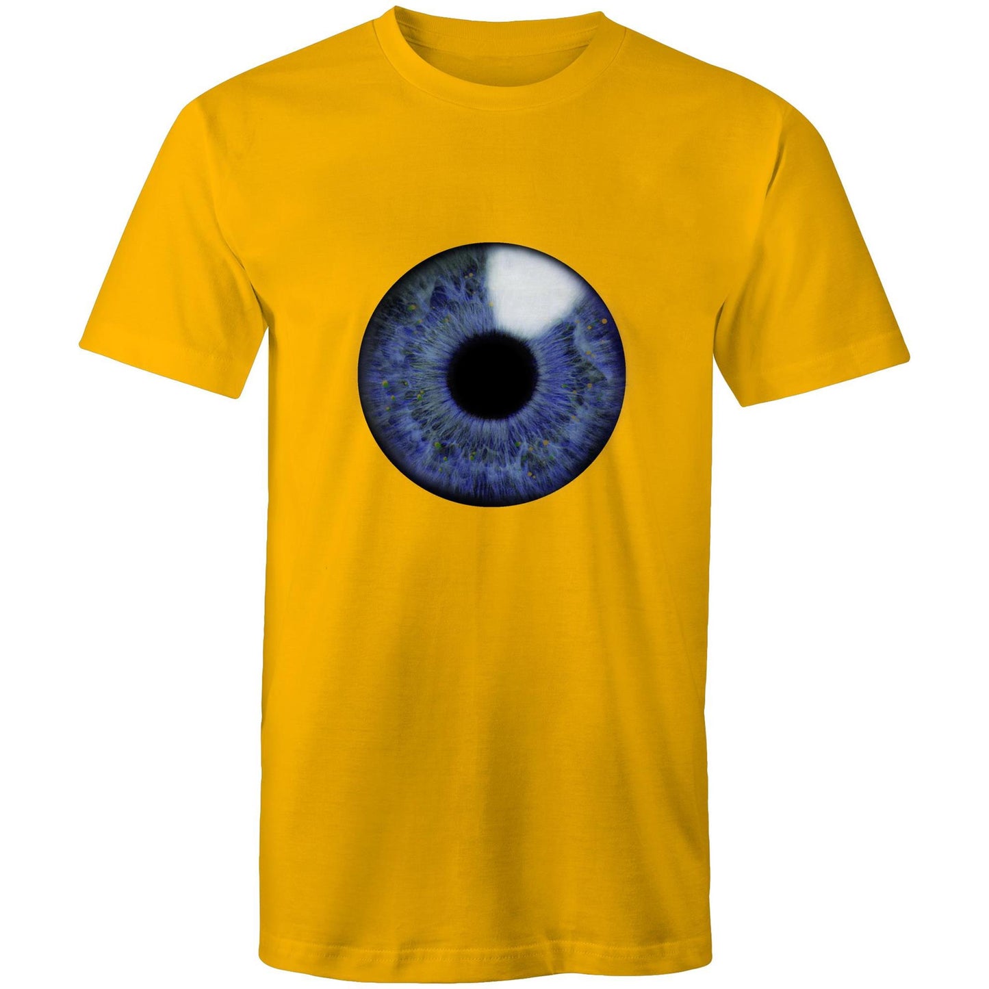 Earthfolk Printed T shirt - Mens Relaxed Fit - Eyeball - The Crescent Moon
