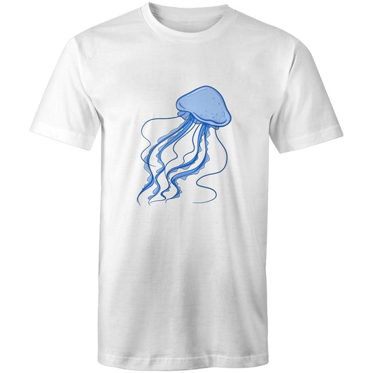 Men's Earthfolk Printed T shirt - Jellyfish - The Crescent Moon