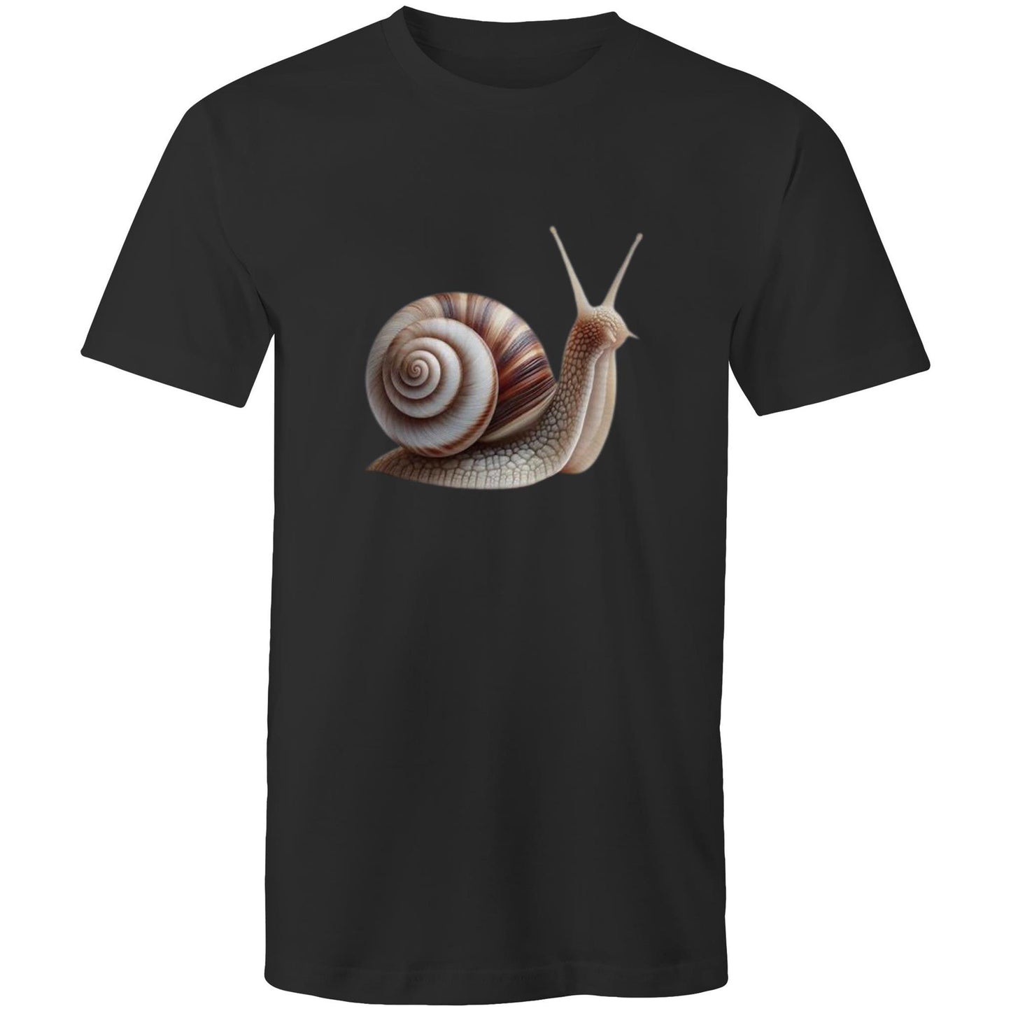 Men's Earthfolk printed T shirt - Snail - The Crescent Moon