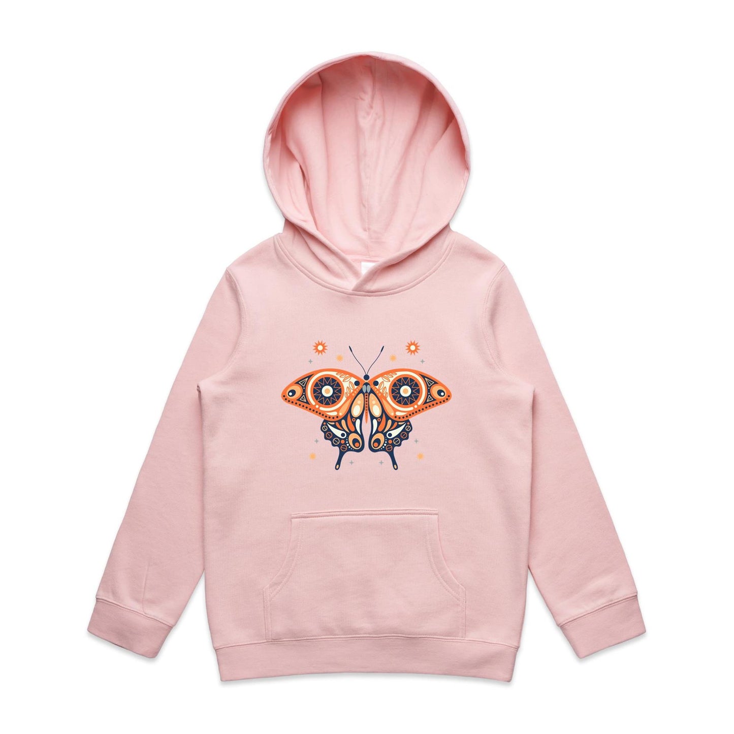 Kids Earthfolk Hoodie - Bohemian Butterfly