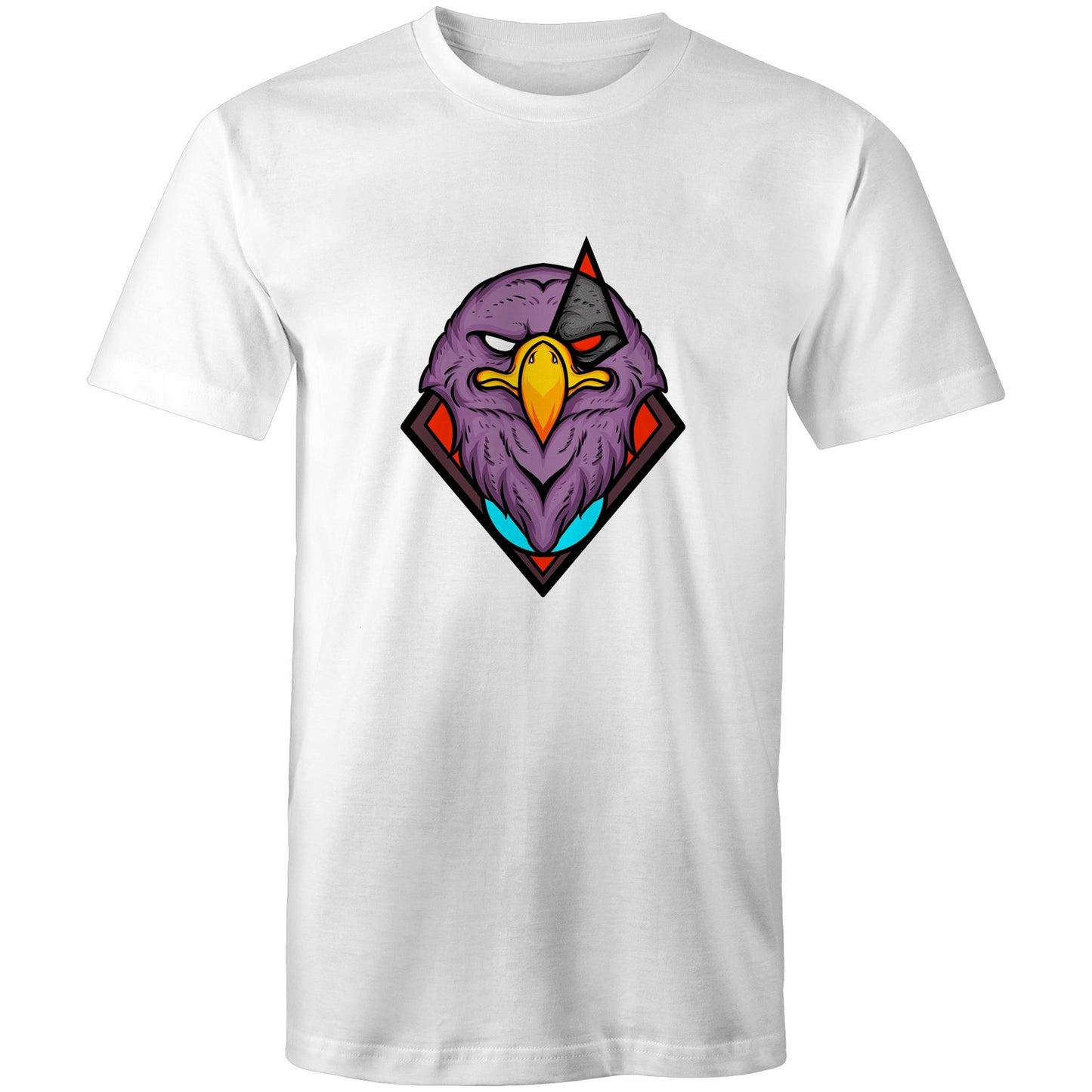 Men's Earthfolk T shirt - Abstract Eagle - The Crescent Moon