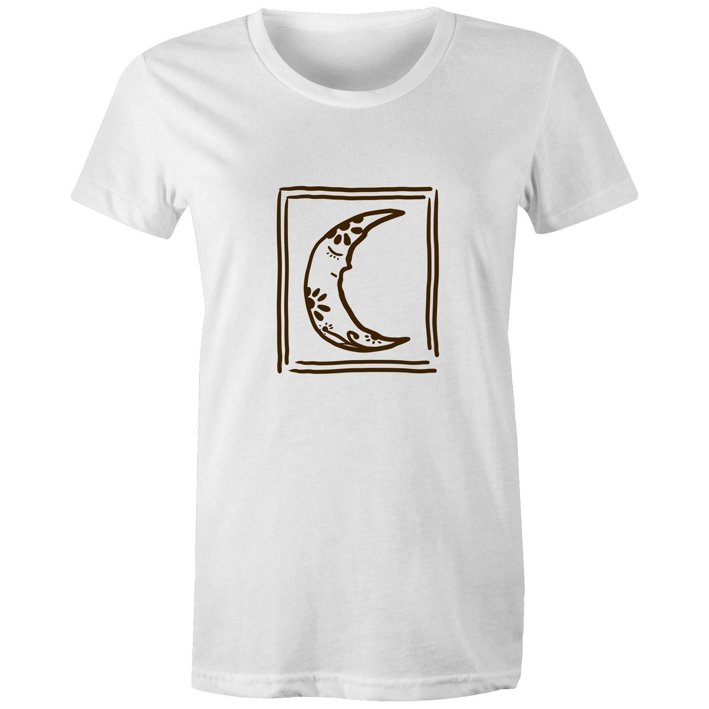 Women's Earthfolk T shirt - Sleepy Moon