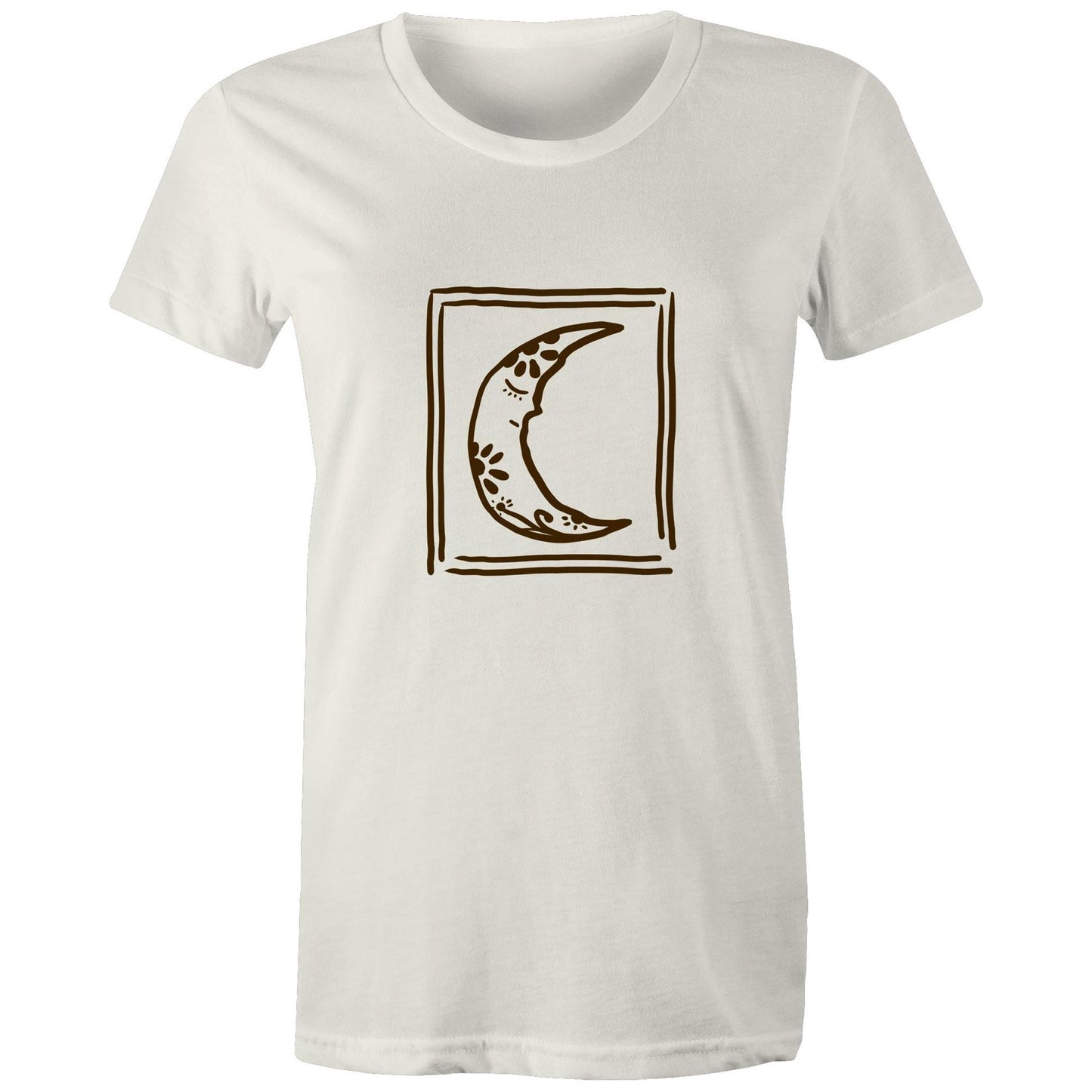 Women's Earthfolk T shirt - Sleepy Moon