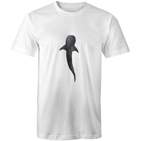 Earthfolk Printed T shirt - Mens Relaxed Fit - Whale Shark - The Crescent Moon
