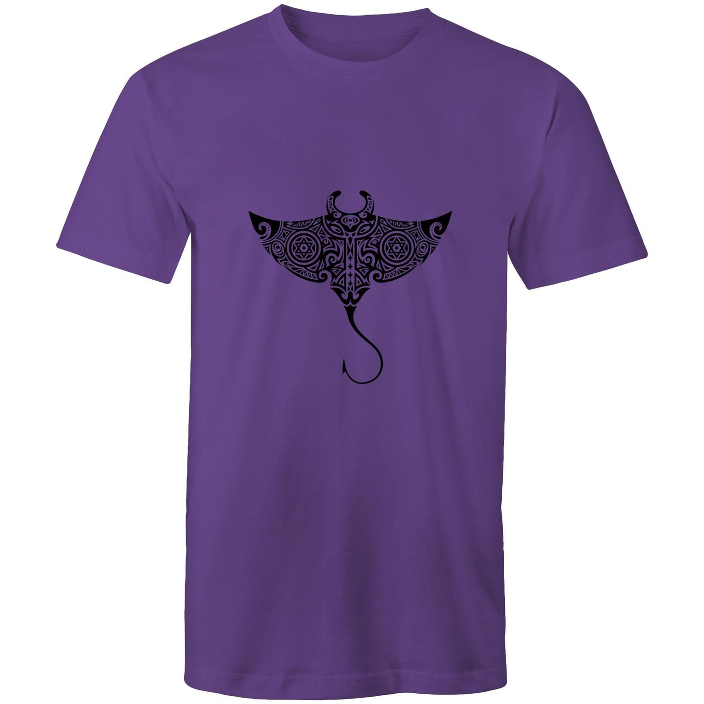 Men's Earthfolk T shirt - Totem Sting Ray - The Crescent Moon
