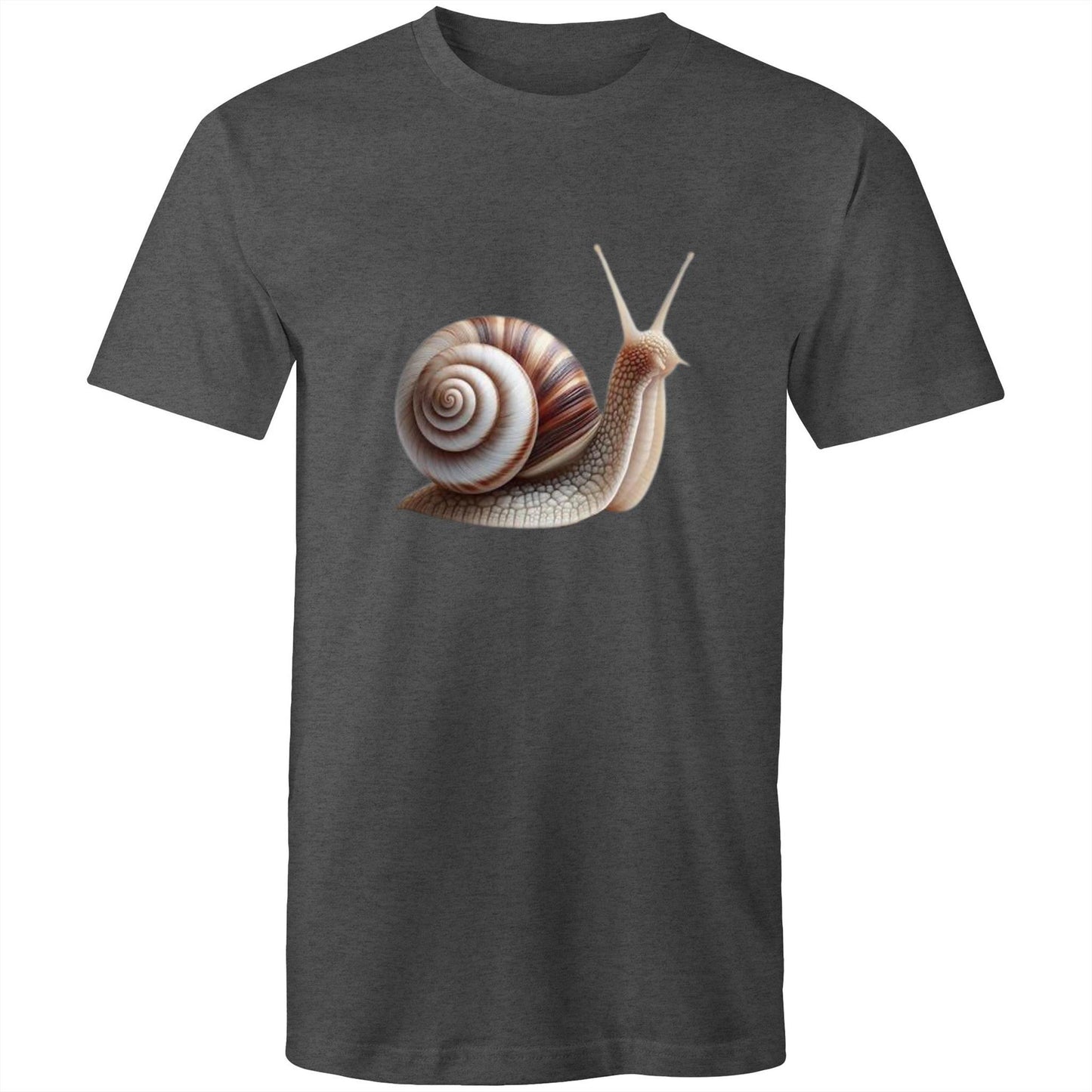Men's Earthfolk printed T shirt - Snail - The Crescent Moon