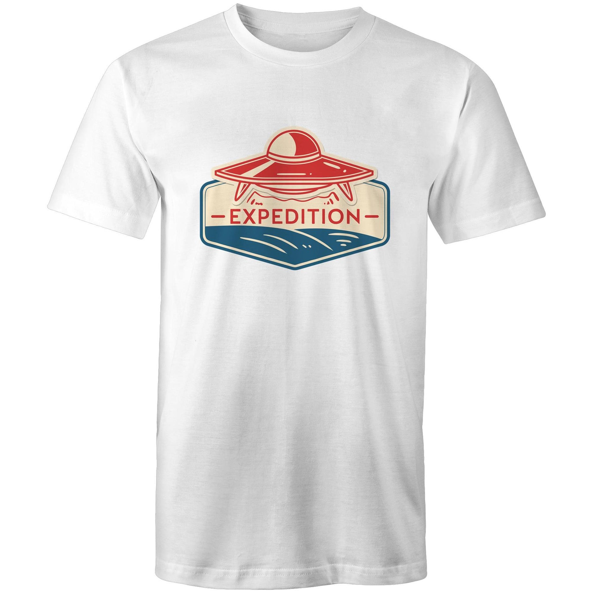 Men's Earthfolk T shirt - Alien Expedition - The Crescent Moon