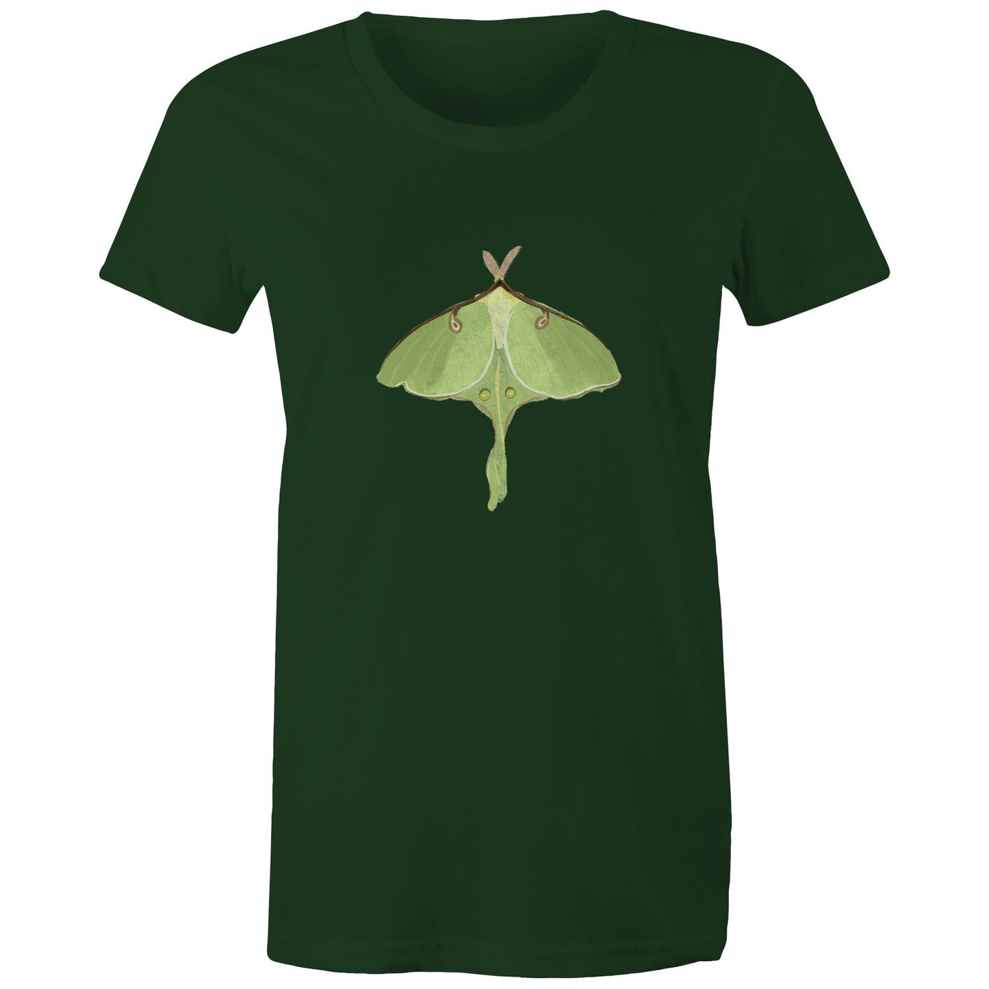 Earthfolk Printed T shirt - Women's Relaxed Fit - Luna Moth
