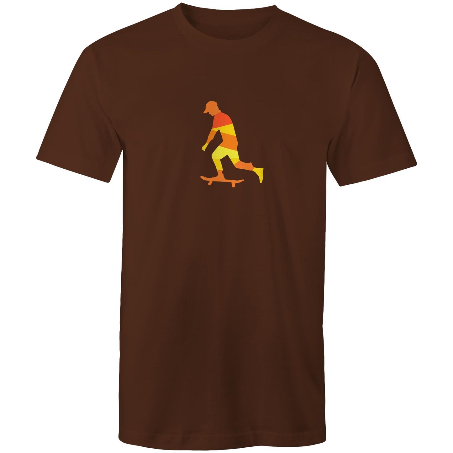 Men's Earthfolk T shirt - Sunset Skater