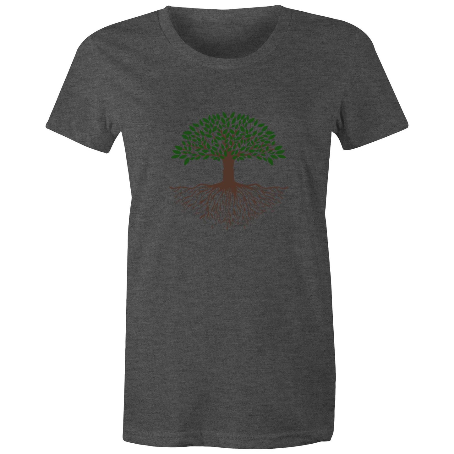 Women's Earthfolk T shirt - As above so below - The Crescent Moon