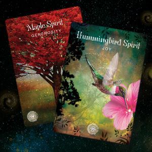 Sacred Forest Oracle Cards - The Crescent Moon