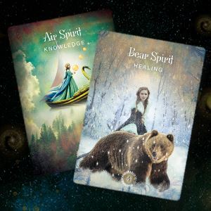 Sacred Forest Oracle Cards - The Crescent Moon