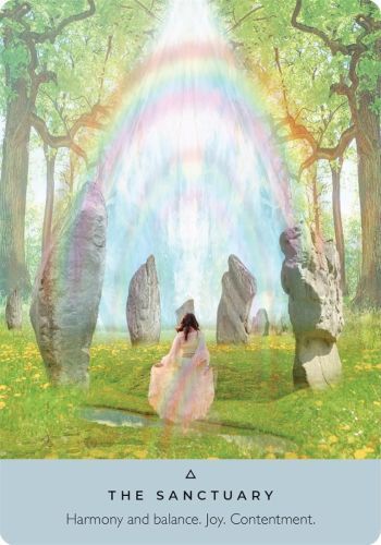 The Ancient Stones Oracle Cards - The Crescent Moon