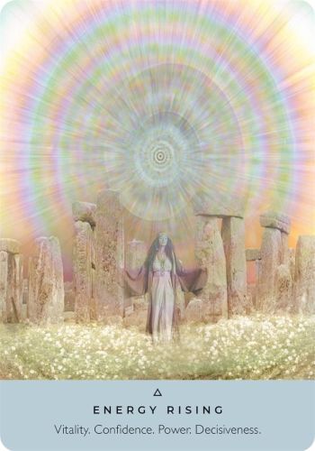 The Ancient Stones Oracle Cards - The Crescent Moon