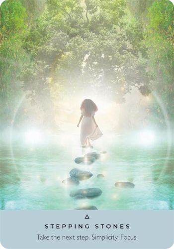 The Ancient Stones Oracle Cards - The Crescent Moon