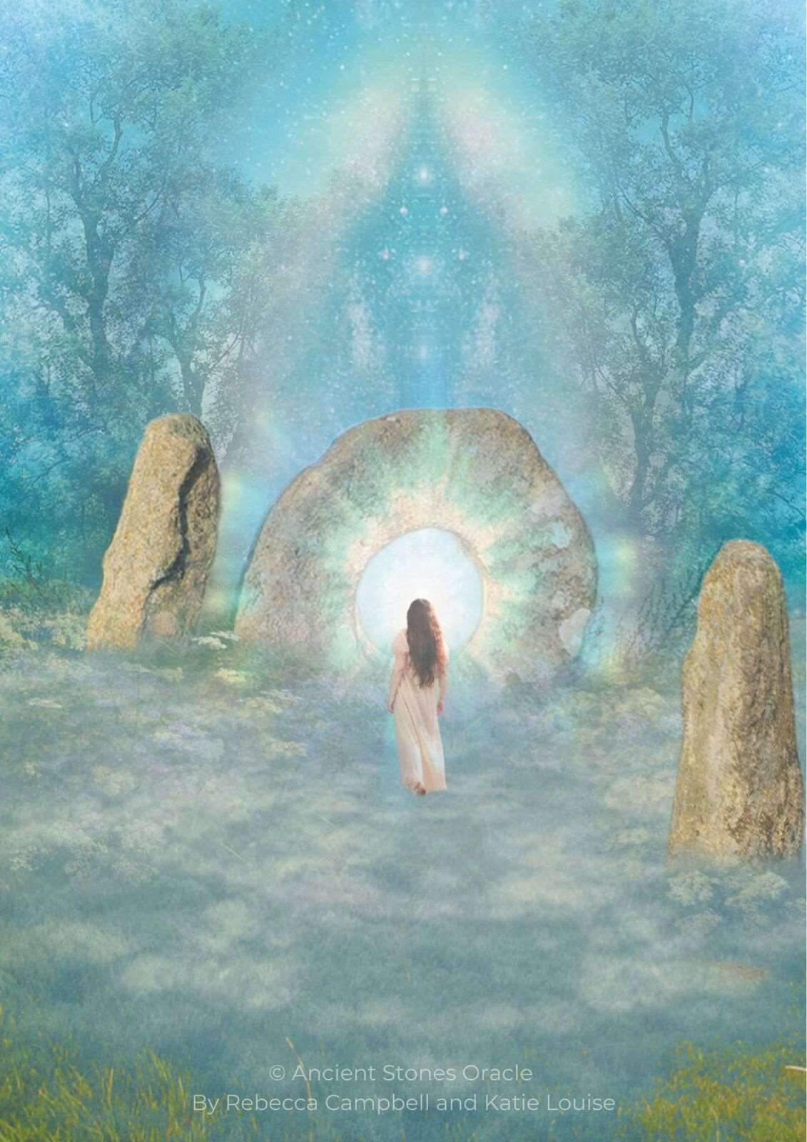 The Ancient Stones Oracle Cards - The Crescent Moon