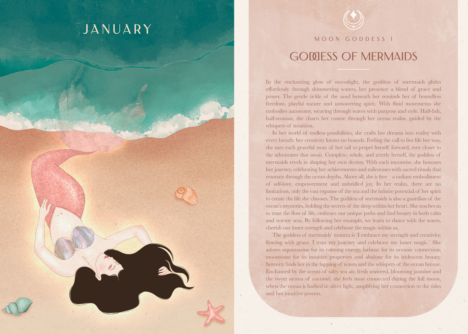 Moon Goddess Diary 2026 Southern Hemisphere - The Crescent Moon