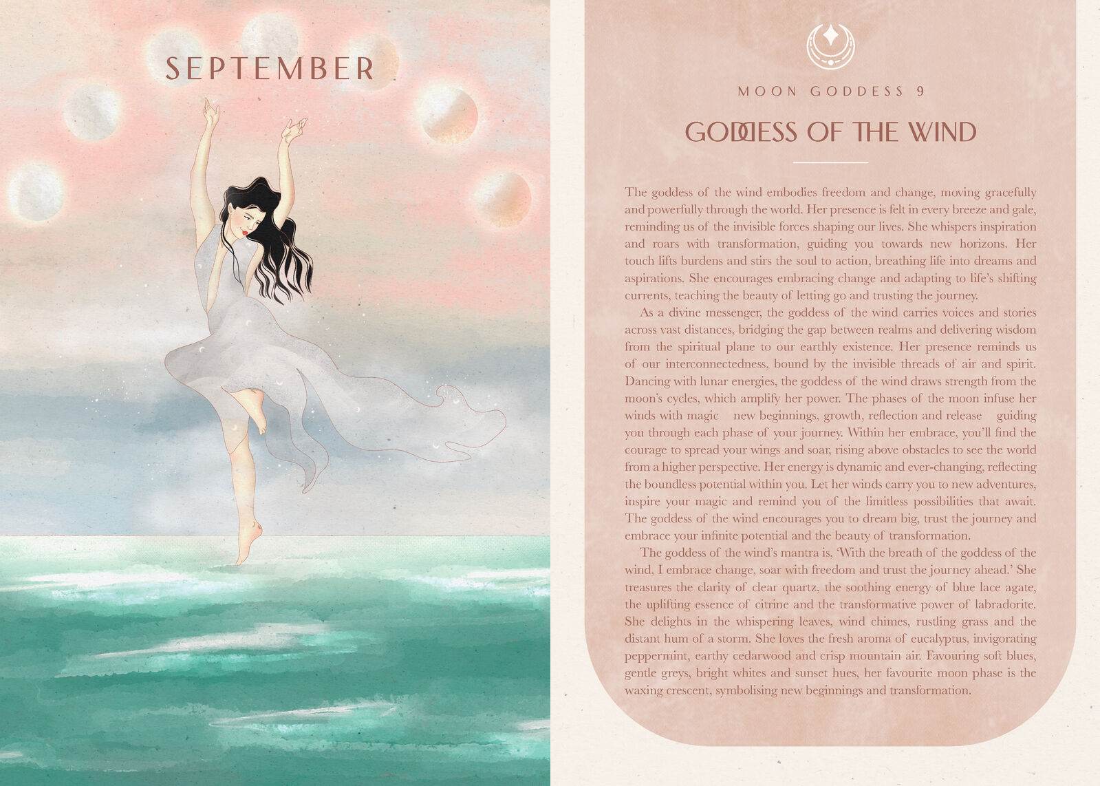 Moon Goddess Diary 2026 Southern Hemisphere - The Crescent Moon