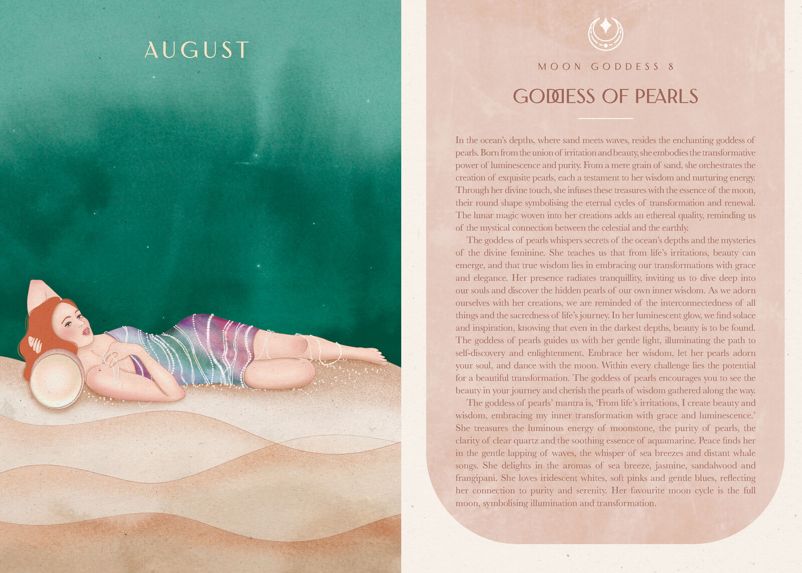 Moon Goddess Diary 2026 Southern Hemisphere - The Crescent Moon