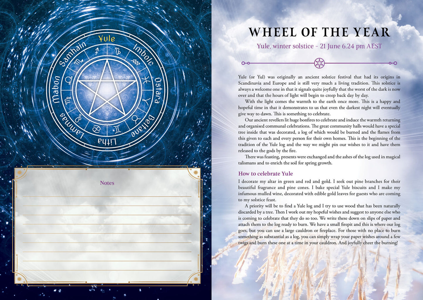 2026 Lunar Seasonal Diary - Southern Hemisphere - The Crescent Moon