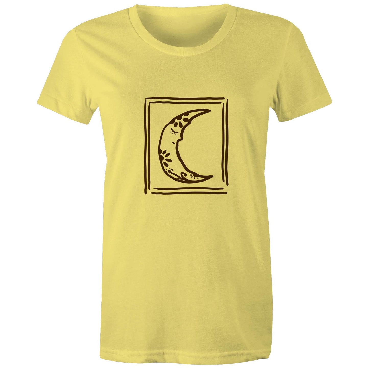 Women's Earthfolk T shirt - Sleepy Moon
