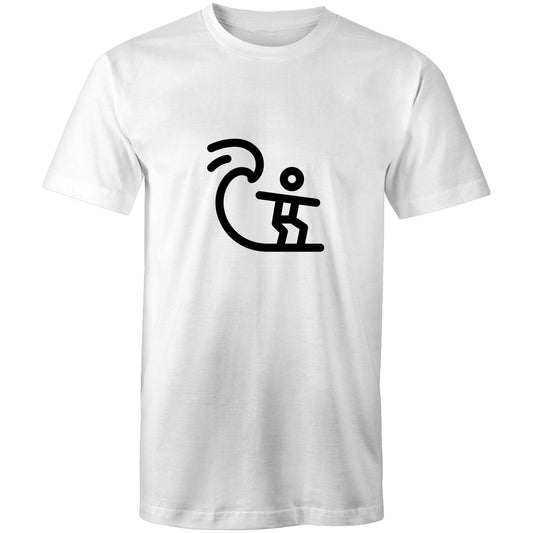Men's Earthfolk T shirt - Surfer - The Crescent Moon