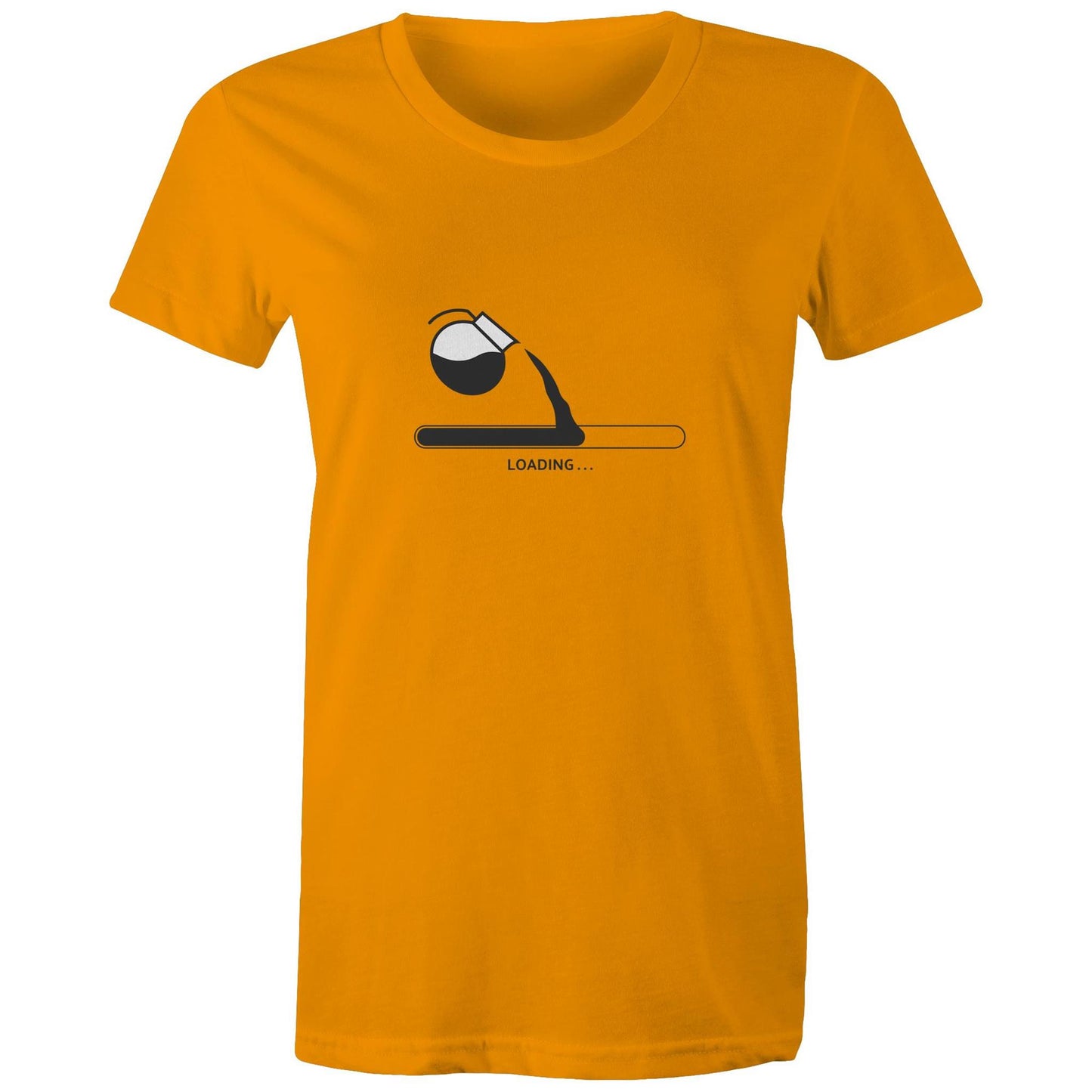 Women's Earthfolk Printed T shirt - Coffee Hit