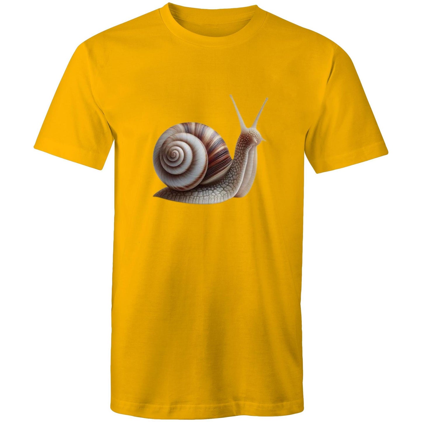Men's Earthfolk printed T shirt - Snail - The Crescent Moon