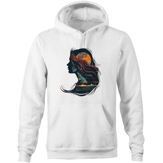 Unisex Earthfolk Hoodie - Child of the Universe - The Crescent Moon