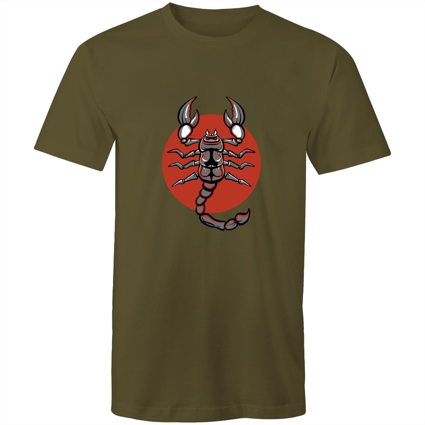 Men's Earthfolk Printed T shirt - Scorpion - The Crescent Moon