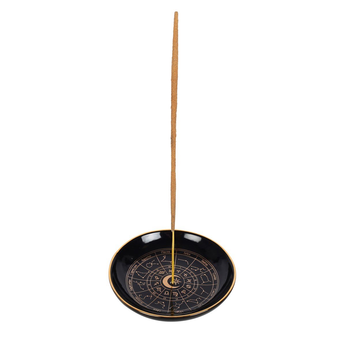 Ceramic Incense Holder - Astrology - The Crescent Moon