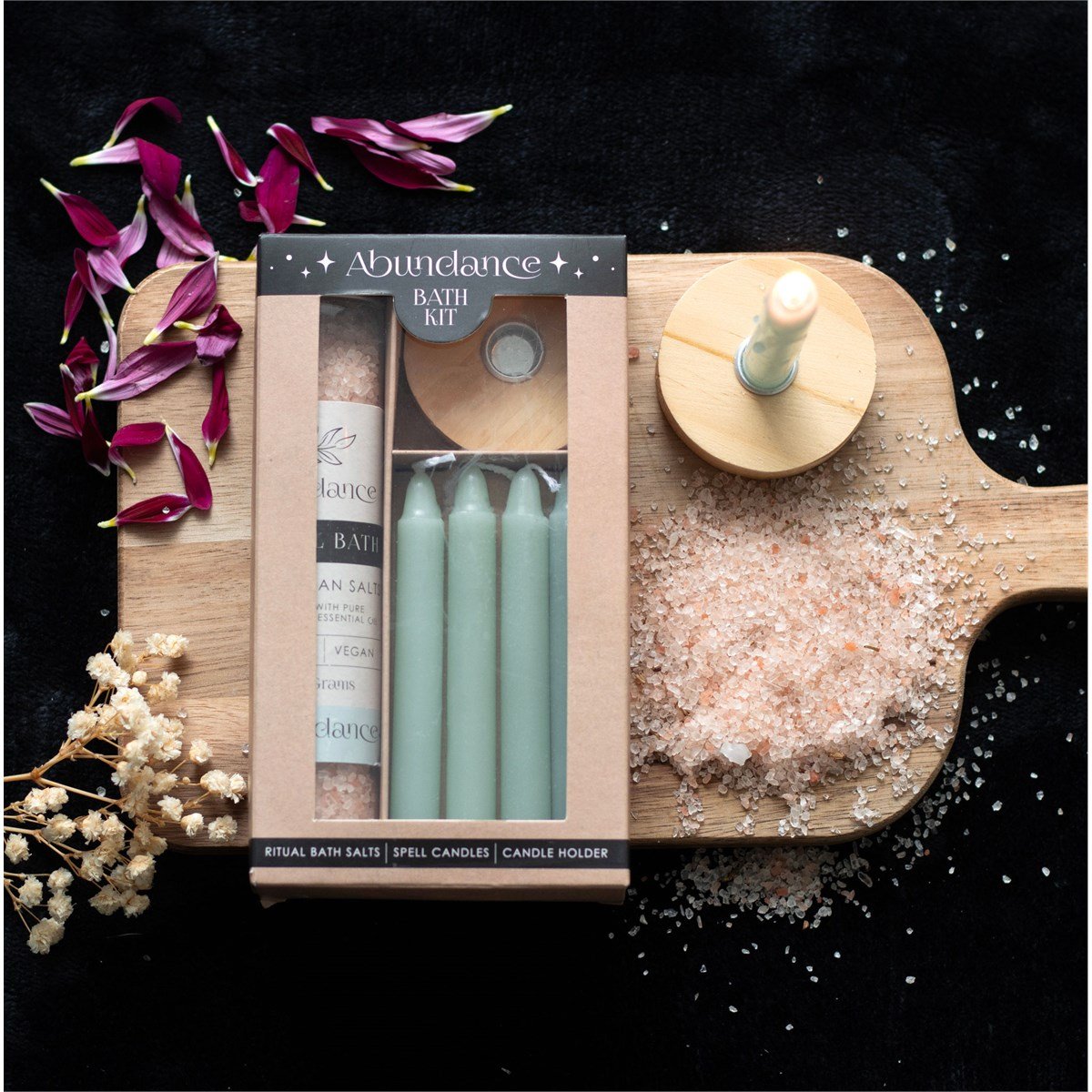 Ritual Bath Kit - Abundance - The Crescent Moon